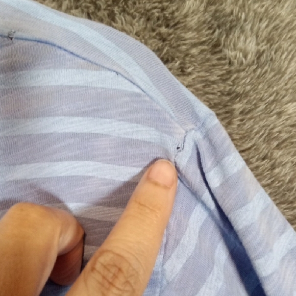 Fresh Produce Striped Long Sleeve Tee Casual Cotton Womens Medium - Picture 4 of 10